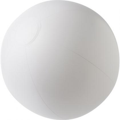 Inflatable beach ball. (White)