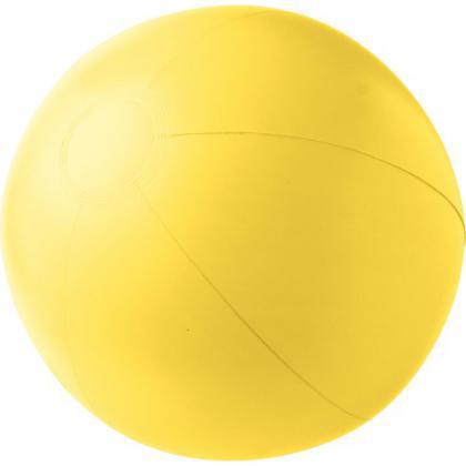 Inflatable beach ball. (Yellow)