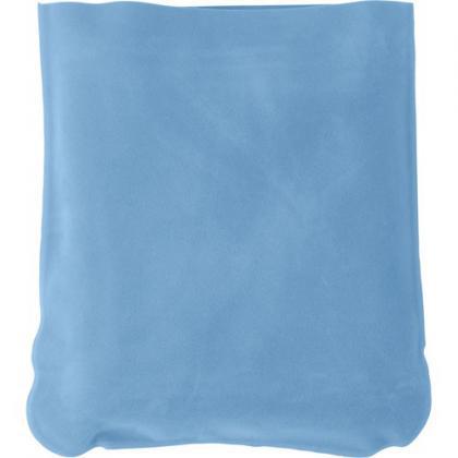 Inflatable travel cushion (Light blue)