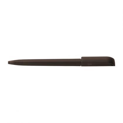 JAG Twist action frosted plastic ballpen (Black)