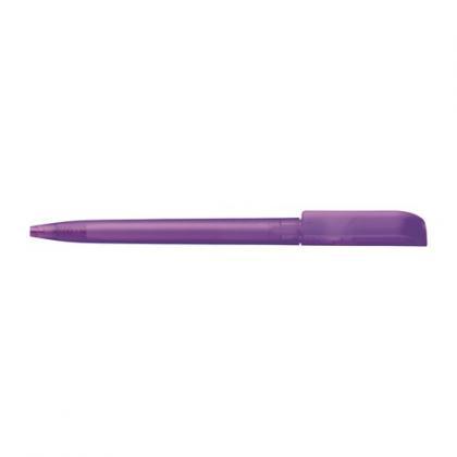 JAG Twist action frosted plastic ballpen (Purple)