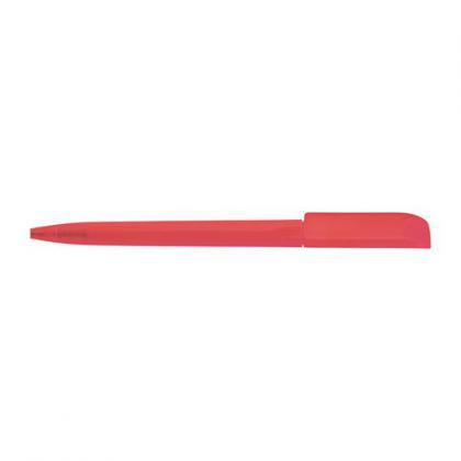 JAG Twist action frosted plastic ballpen (Red)