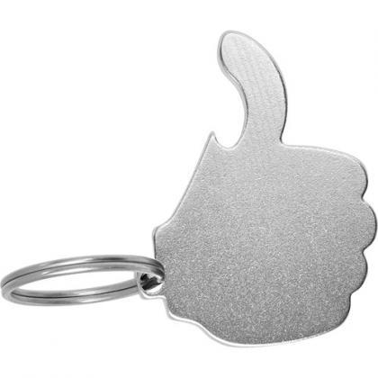 Key holder with bottle opener (Silver)