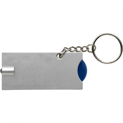 Key holder with coin (â‚¬0.50)