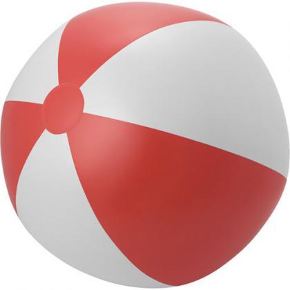 Large beach ball. (Red/white)