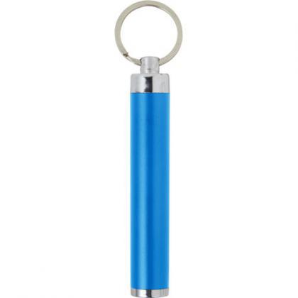 LED flashlight with key ring (Light blue)