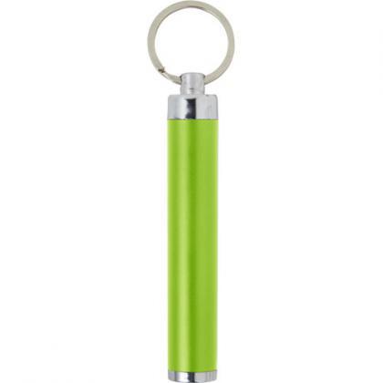 LED flashlight with key ring (Lime)