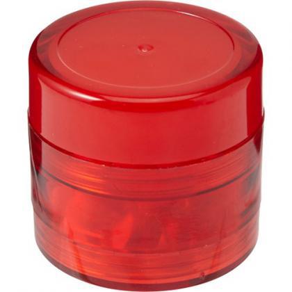 Mint holder with lip balm (Red)