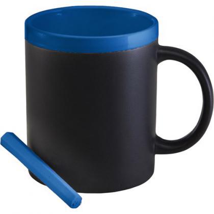 Mug with chalks (300ml) (Cobalt blue)