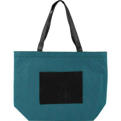 Nonwoven shopping bag (Light blue)