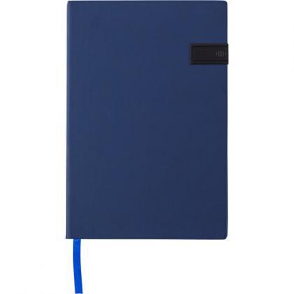 Notebook (approx. A5) with USB drive