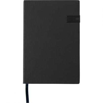 Notebook (approx. A5) with USB drive (Black)