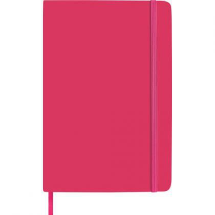 Notebook soft feel (approx. A5) (Pink)