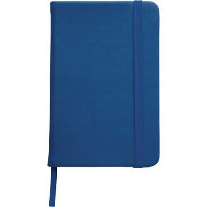 Notebook soft feel (approx. A6) (Blue)