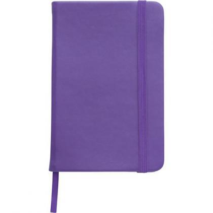 Notebook soft feel (approx. A6) (Purple)