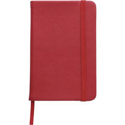 Notebook soft feel (approx. A6) (Red)