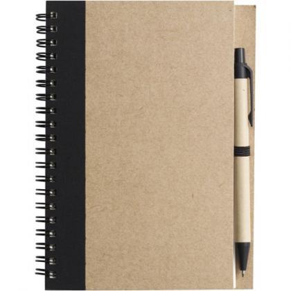 Notebook with ballpen (Black)