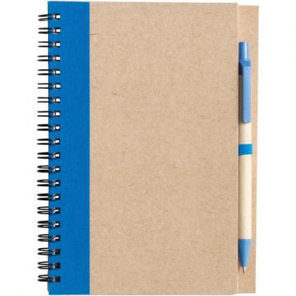 Notebook with ballpen (Light blue)