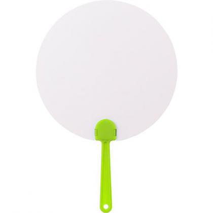 Paper hand fan (Lime)