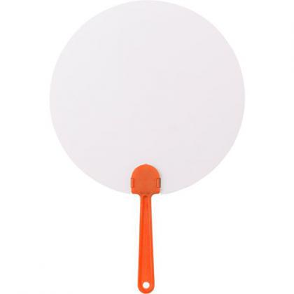 Paper hand fan (Orange)