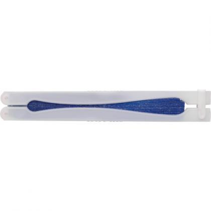 Paper hand held fan (Blue)