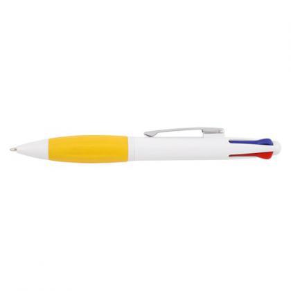 PAXOS 4-colour ballpen (Yellow)