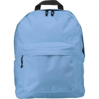 Polyester backpack (Light blue)