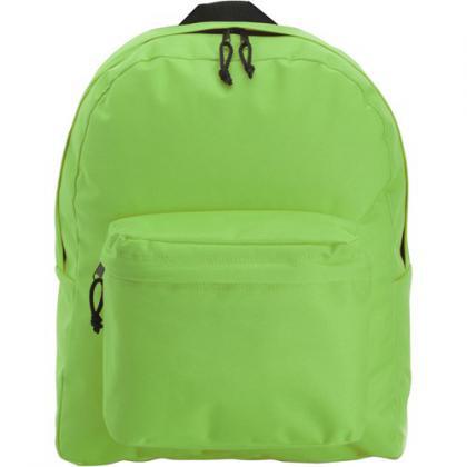 Polyester backpack (Lime)