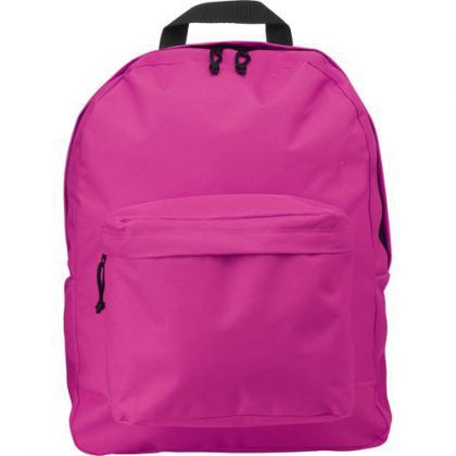 Polyester backpack (Pink)