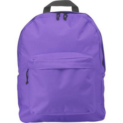 Polyester backpack (Purple)