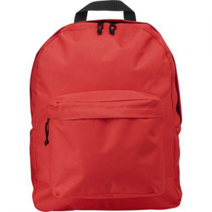 Polyester backpack (Red)