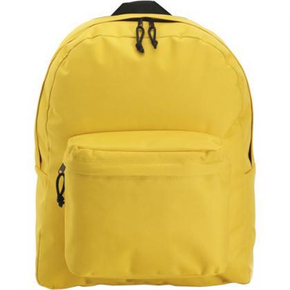 Polyester backpack (Yellow)