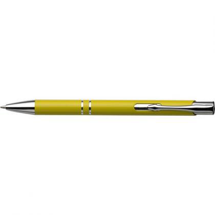 Push button ballpen (Yellow)