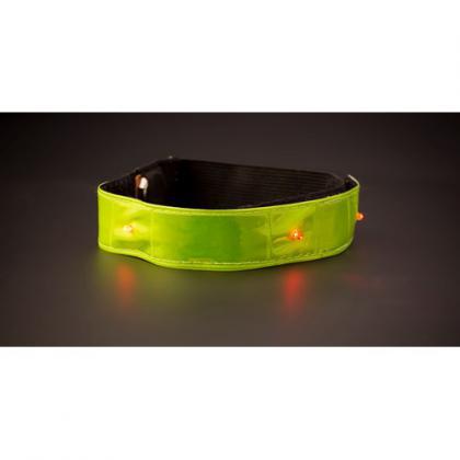 Reflective strap with lights. (Yellow)