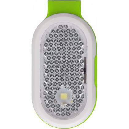 Reflector light with clip (Lime)