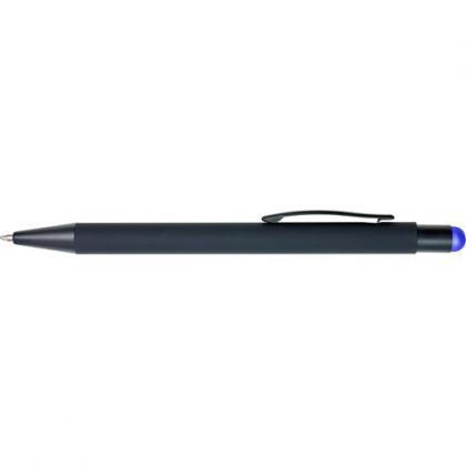 Rubberized ballpen (Cobalt blue)