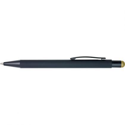 Rubberized ballpen (Gold)