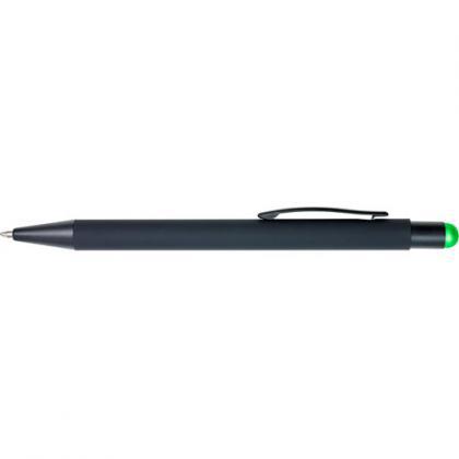 Rubberized ballpen (Lime)