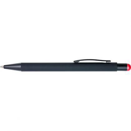 Rubberized ballpen (Red)