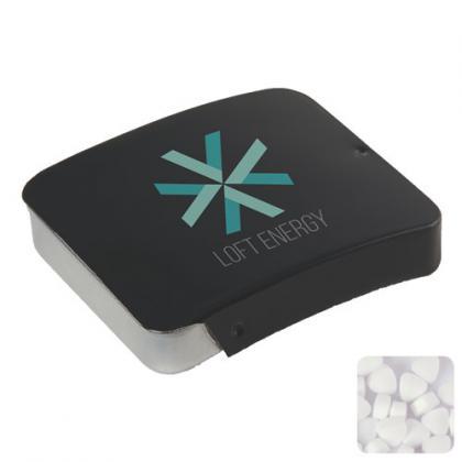 Sliding mint tin with extra strong mints (Black)