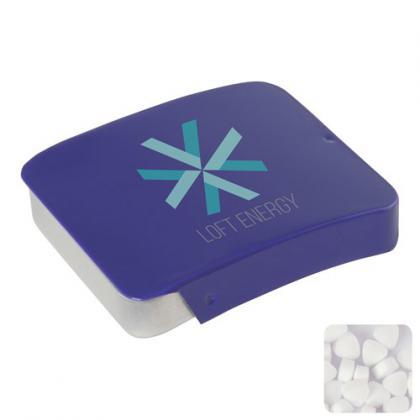 Sliding mint tin with extra strong mints (Blue)