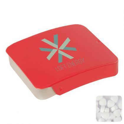 Sliding mint tin with extra strong mints (Red)