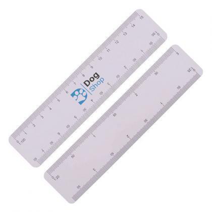 Ultra thin scale ruler, ideal for mailing, 150mm