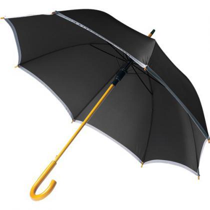 Umbrella with reflective border (Black)