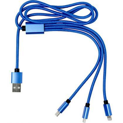 USB charging cable (Cobalt blue)