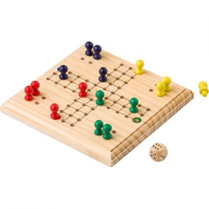 Wooden ludo game