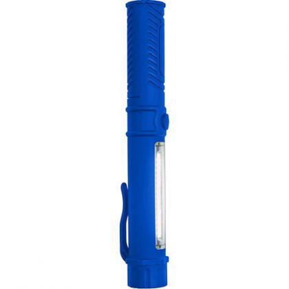 Work light/torch with COB lights (Cobalt blue)