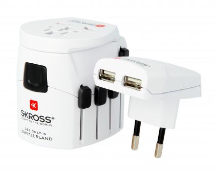 SKROSS® World Adaptor Pro+ USB