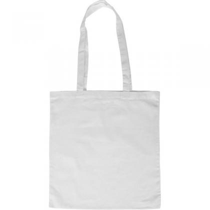 Eco friendly cotton shopping bag (White)