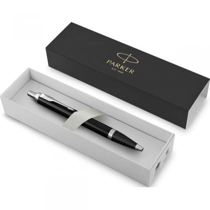 Lacquered brass Parker IM ballpen (Black)